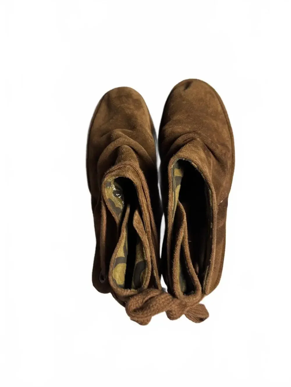 Fly London Women's Brown Suede Wedge Ankle Boots